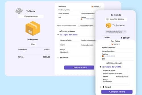 Configuración de Carrito de Compras y Checkout Personalizado